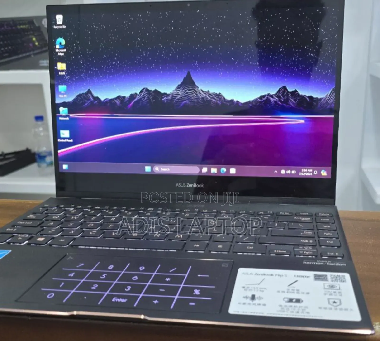 New Laptop Asus ZenBook Flip S UX370UA 16GB Intel Core I7 SSD 1T