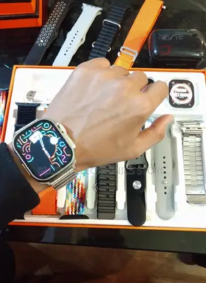 Ultra Series 8 Waterproof 7 Straps Smartwatch