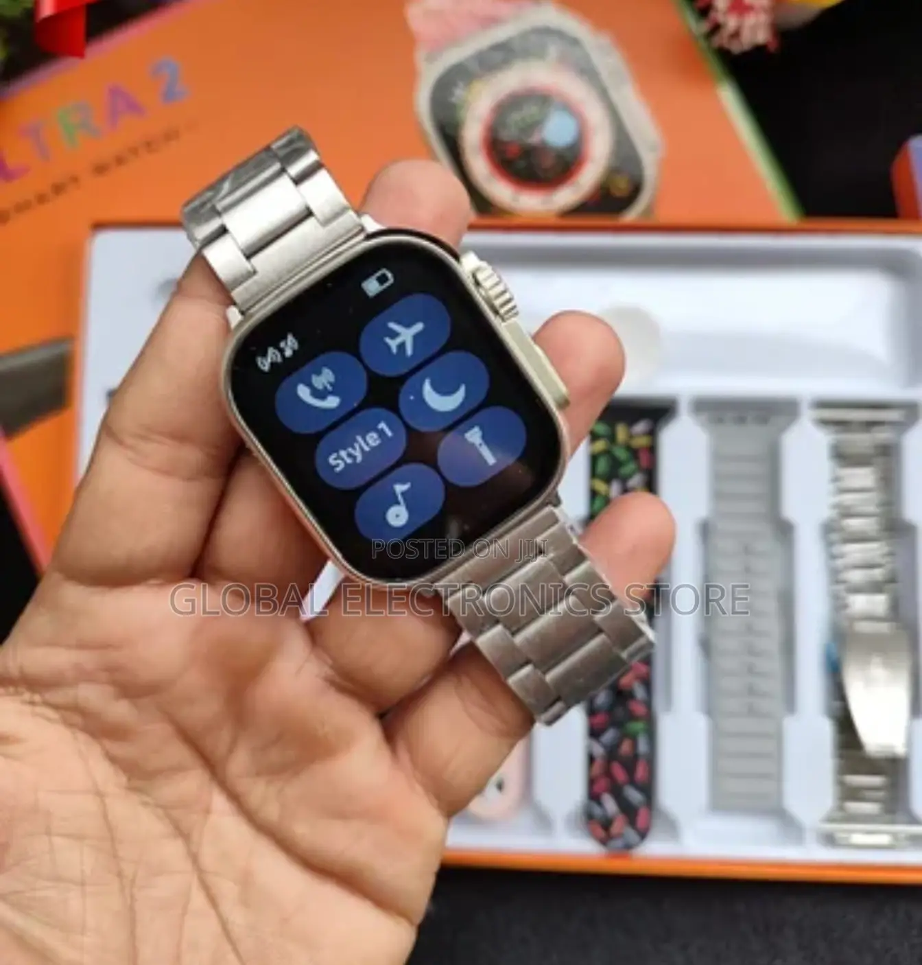 Ultra Series 8 Waterproof 7 Straps Smartwatch