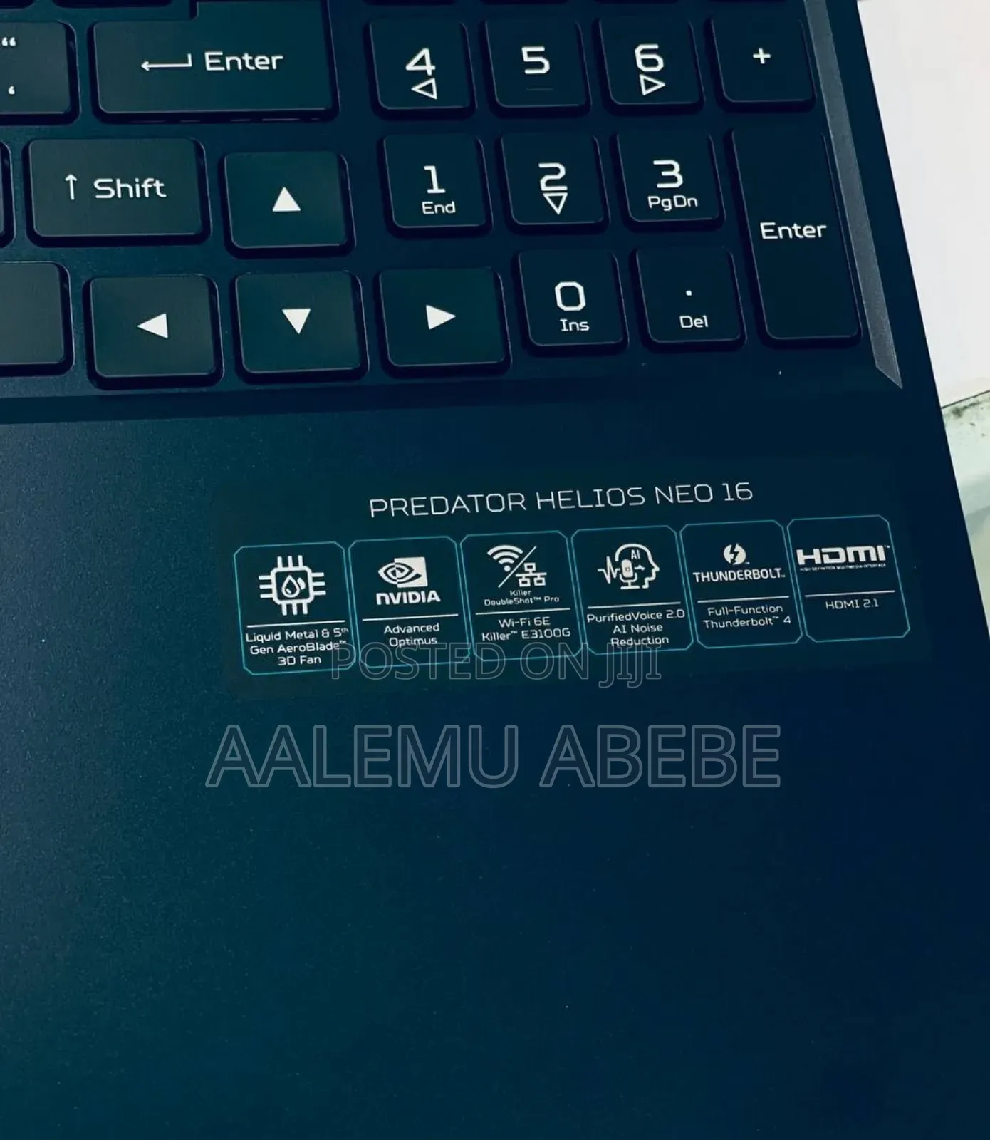 New Laptop Acer Predator Helios Neo 16 16GB Intel Core I9 SSD 1T