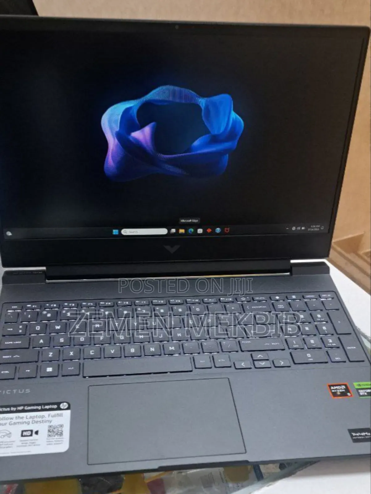 New Laptop HP Victus 15 8GB AMD Ryzen 5 SSD 512GB
