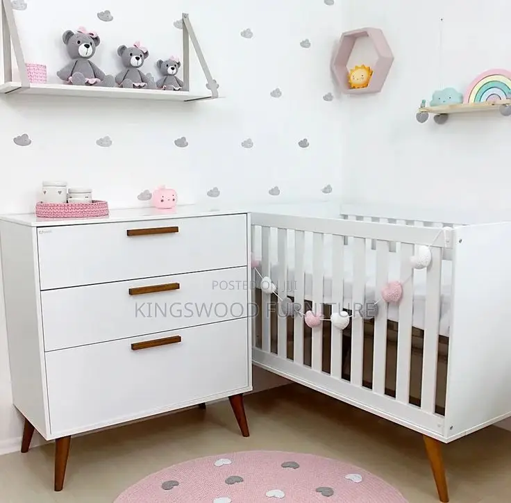 Kid's Bed With Drawer 100cm X 80cm X 60cm Width