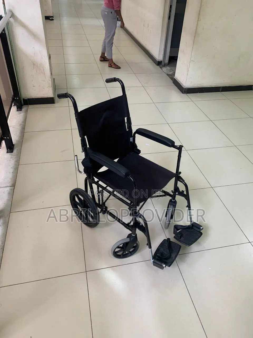 Ultralight Travel Wheelchair, Aluminium, Small Wheelchair F