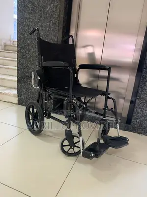 Photo - Folding Wheelchair With Handbrake, Wheelchair Lightweight
