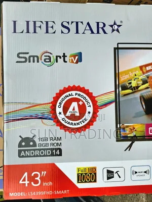 Lifestar 43" FHD Smart Television | Android 14 | 2025