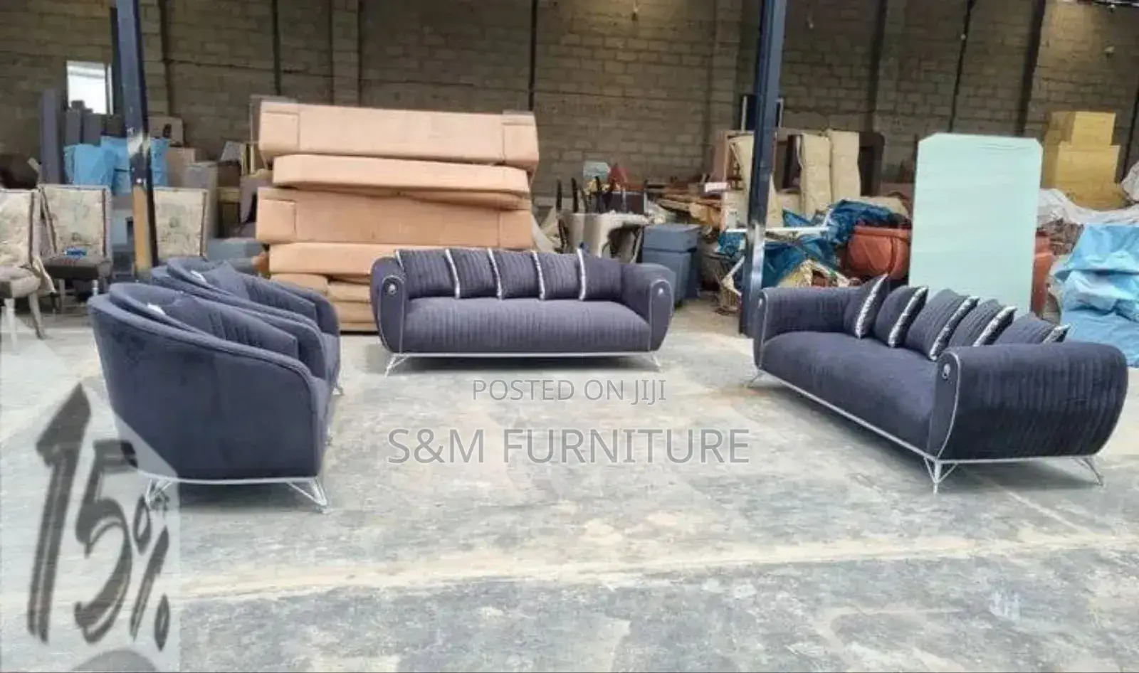 Luxury Sofa Design With Aluminium Sofa Legs