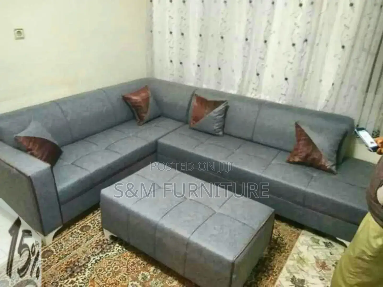 Full Leather Sofa With Aluminium Sofa Legs
