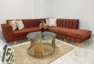 Photo - Stylish Day Bed Sofa With Aluminium Sofa Legs