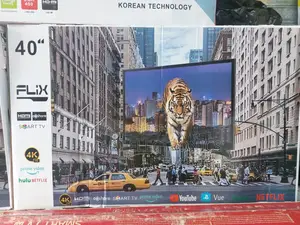 Flix 40 Inch 40 Inch Tv Double Glass Smart Uhd Tv