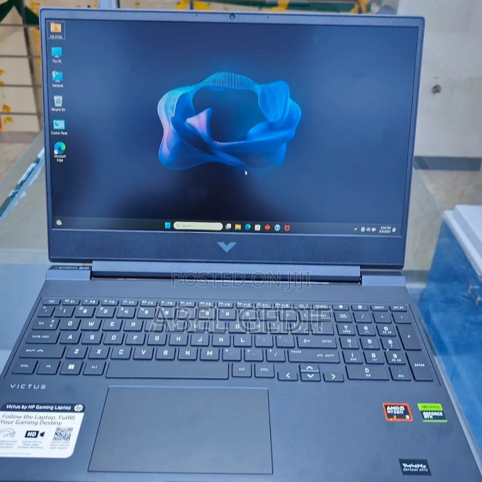 New Laptop HP Victus 15 8GB AMD Ryzen 5 SSD 512GB