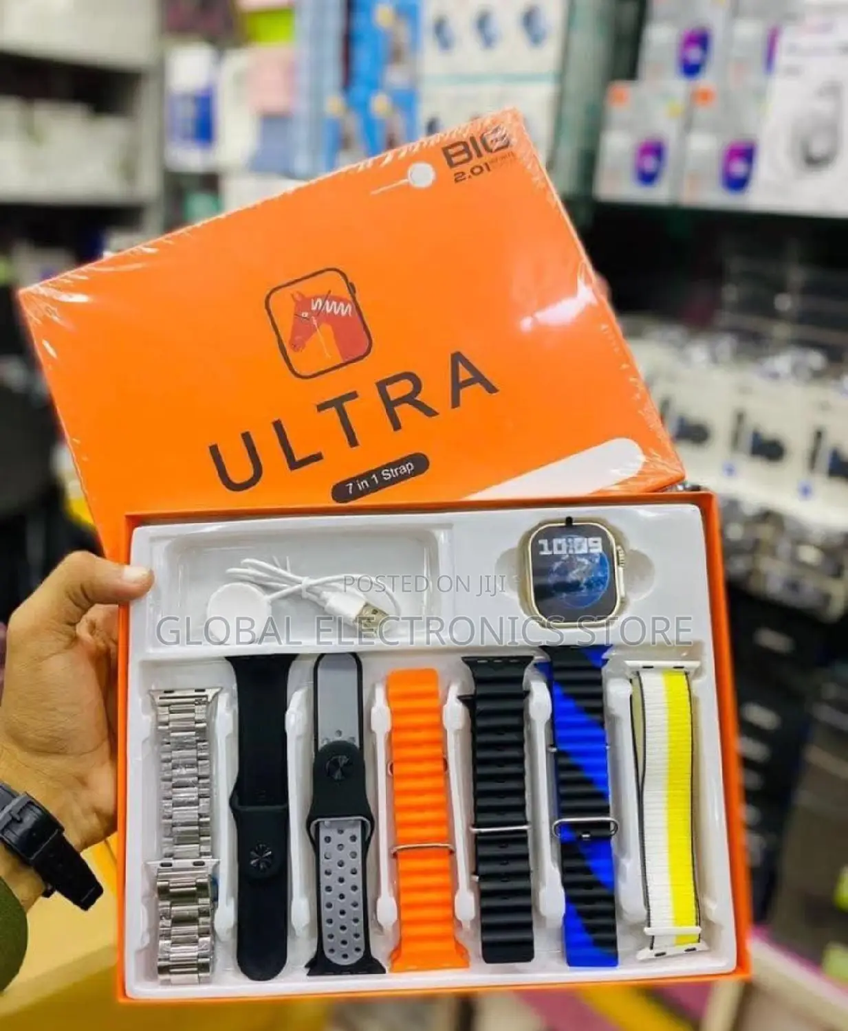 Original ባለ7 ማሰሪያ Series 8 Ultra Smart Watch