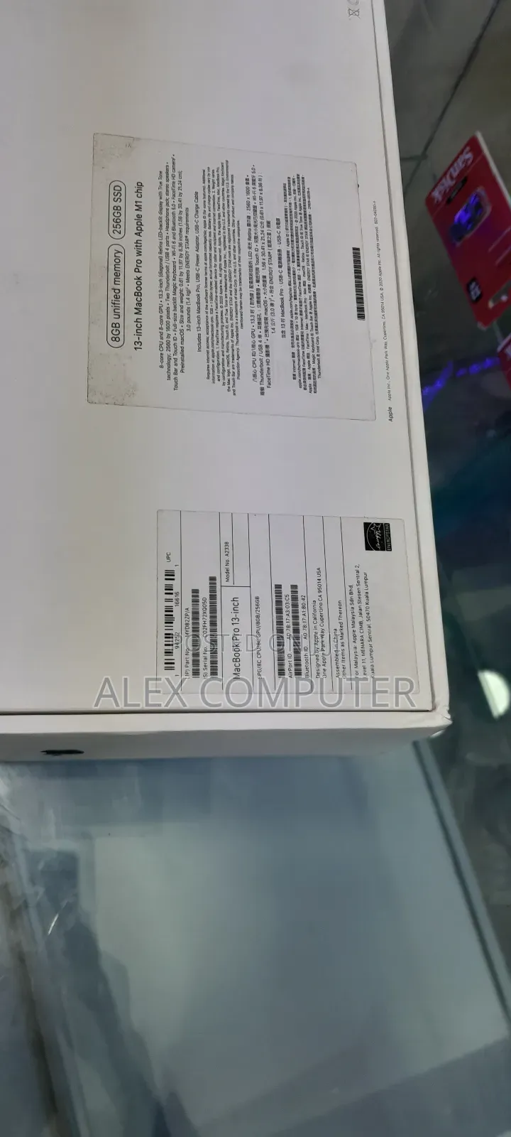 New Laptop Apple MacBook Pro M1 8GB Apple M1 SSD 256GB