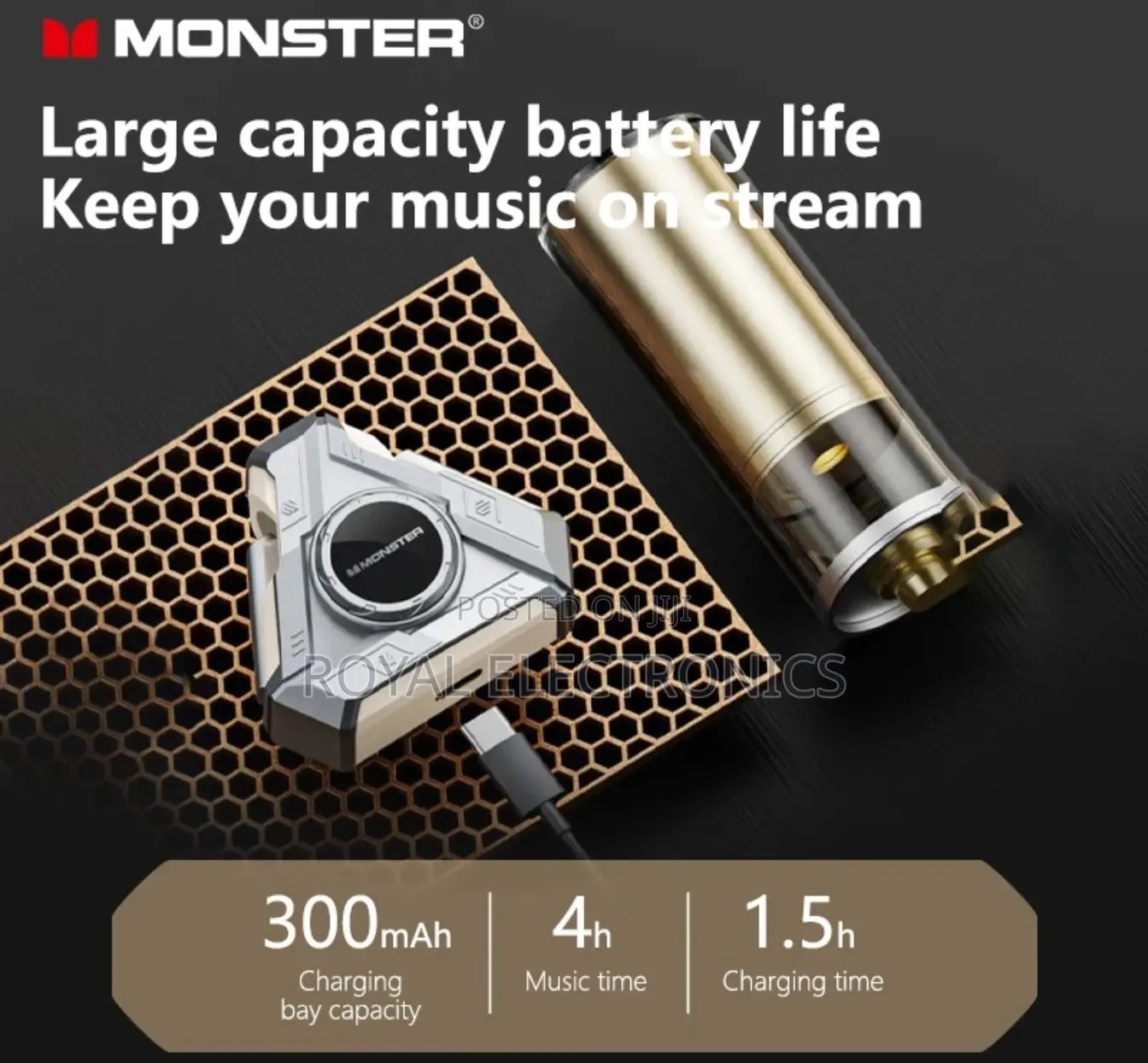 Monster Upgraded V5.4 Headphones With Noise Cancellation