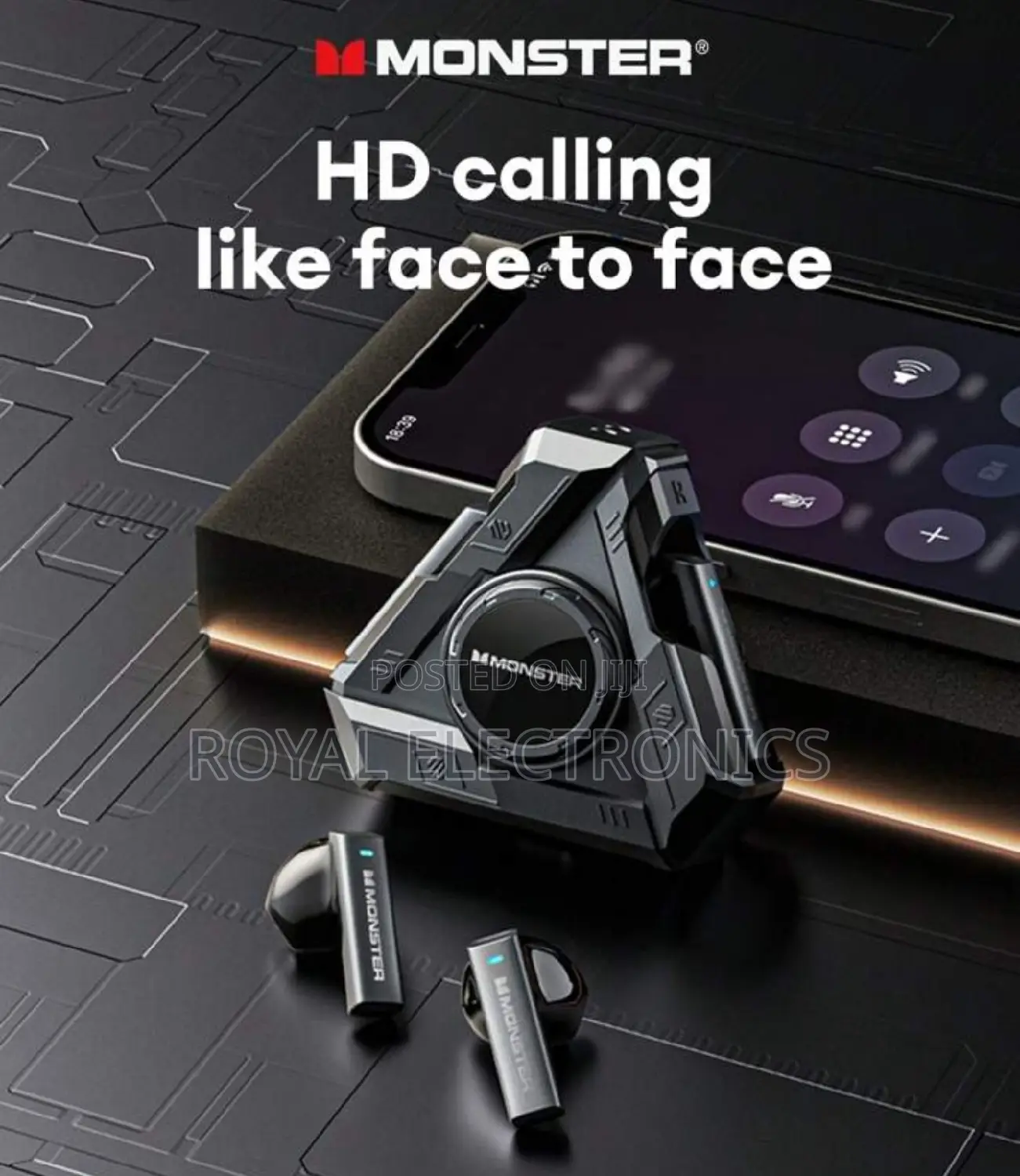 Monster Wireless Upgrade 5.4 Earbuds (Noise Cancelling )