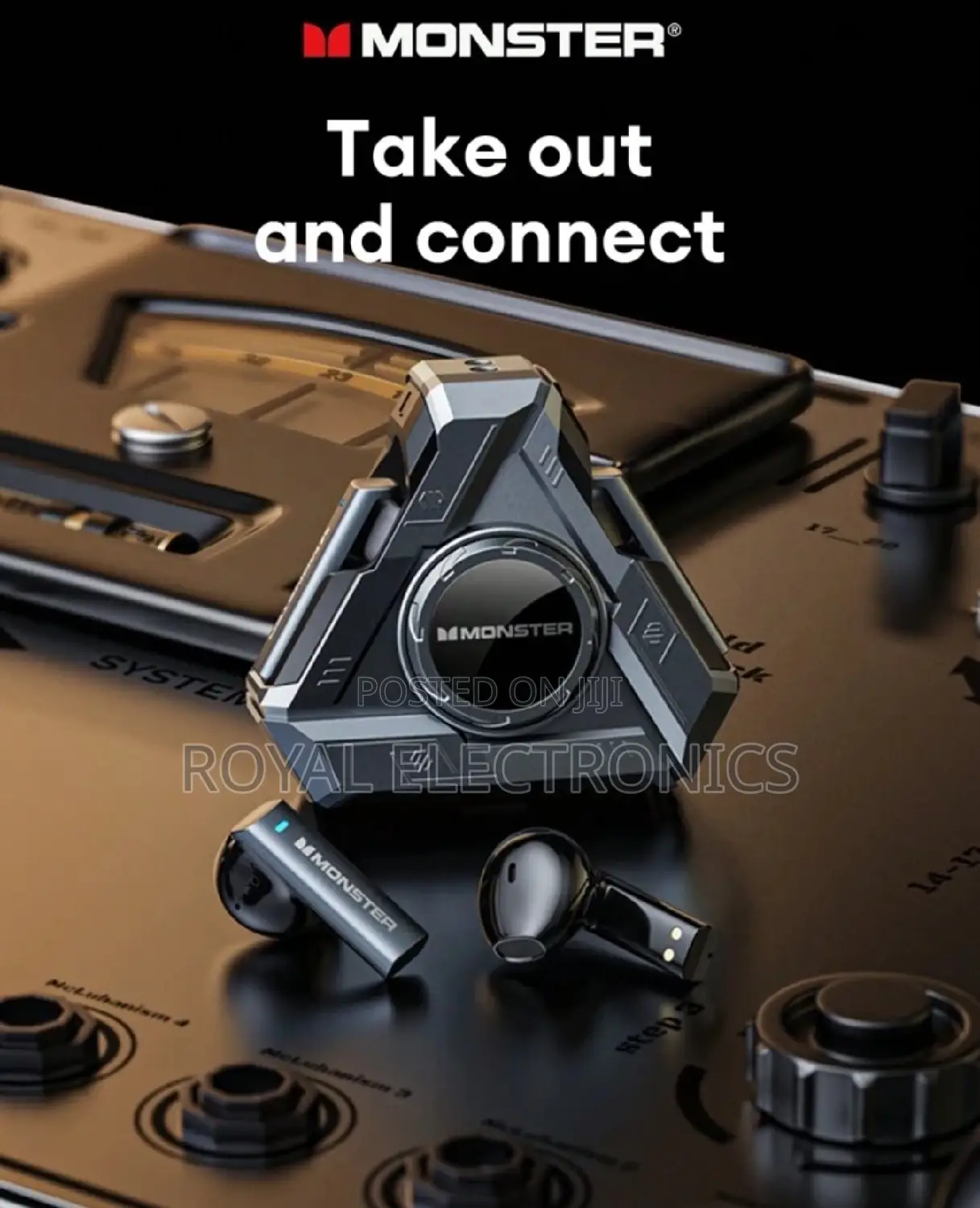 Monster Wireless Upgrade 5.4 Earbuds (Noise Cancelling )