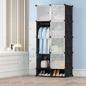 Portable Cloth And Shoe Storage Shelf(ልብስ እና ጫማ መደርደሪያ)