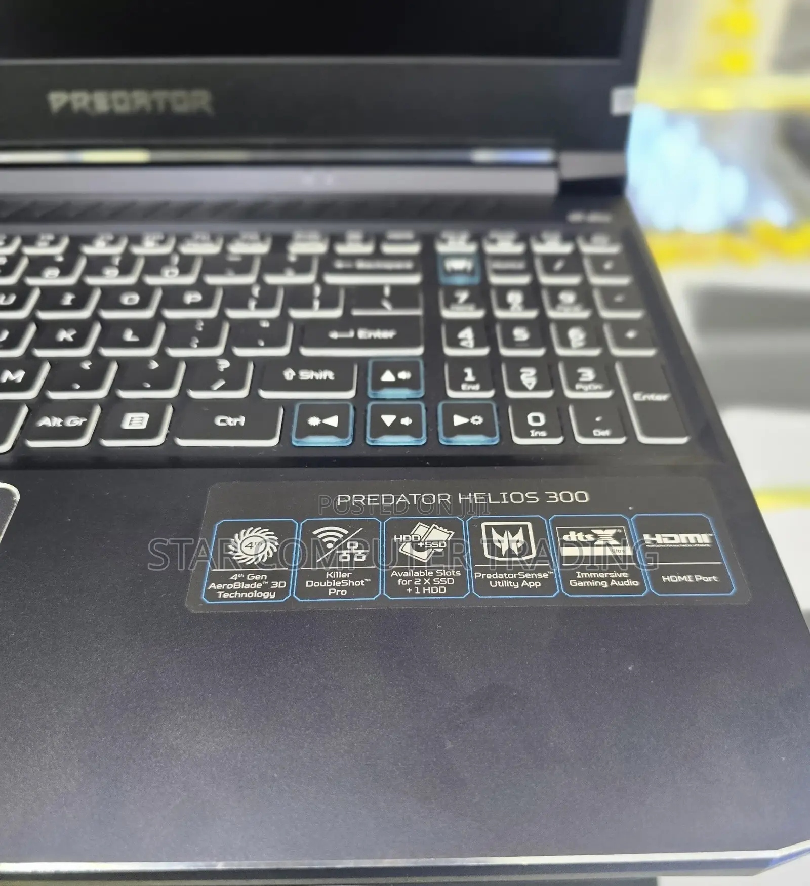 New Laptop Acer Predator Helios 300 16GB Intel Core I7 SSD 512GB