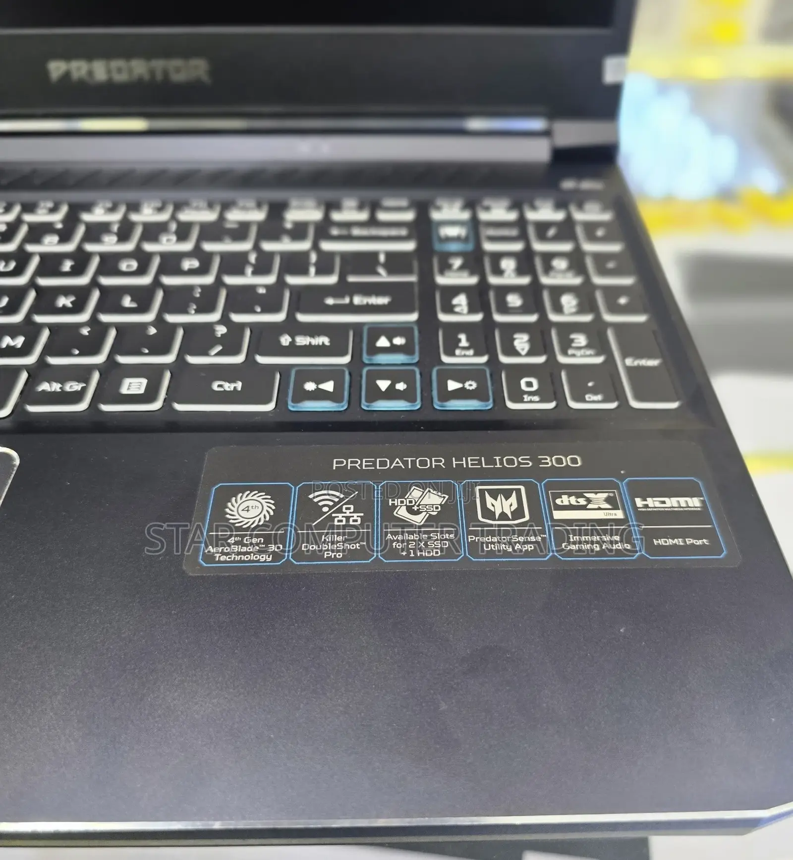 New Laptop Acer Predator Helios 300 16GB Intel Core I7 SSD 512GB