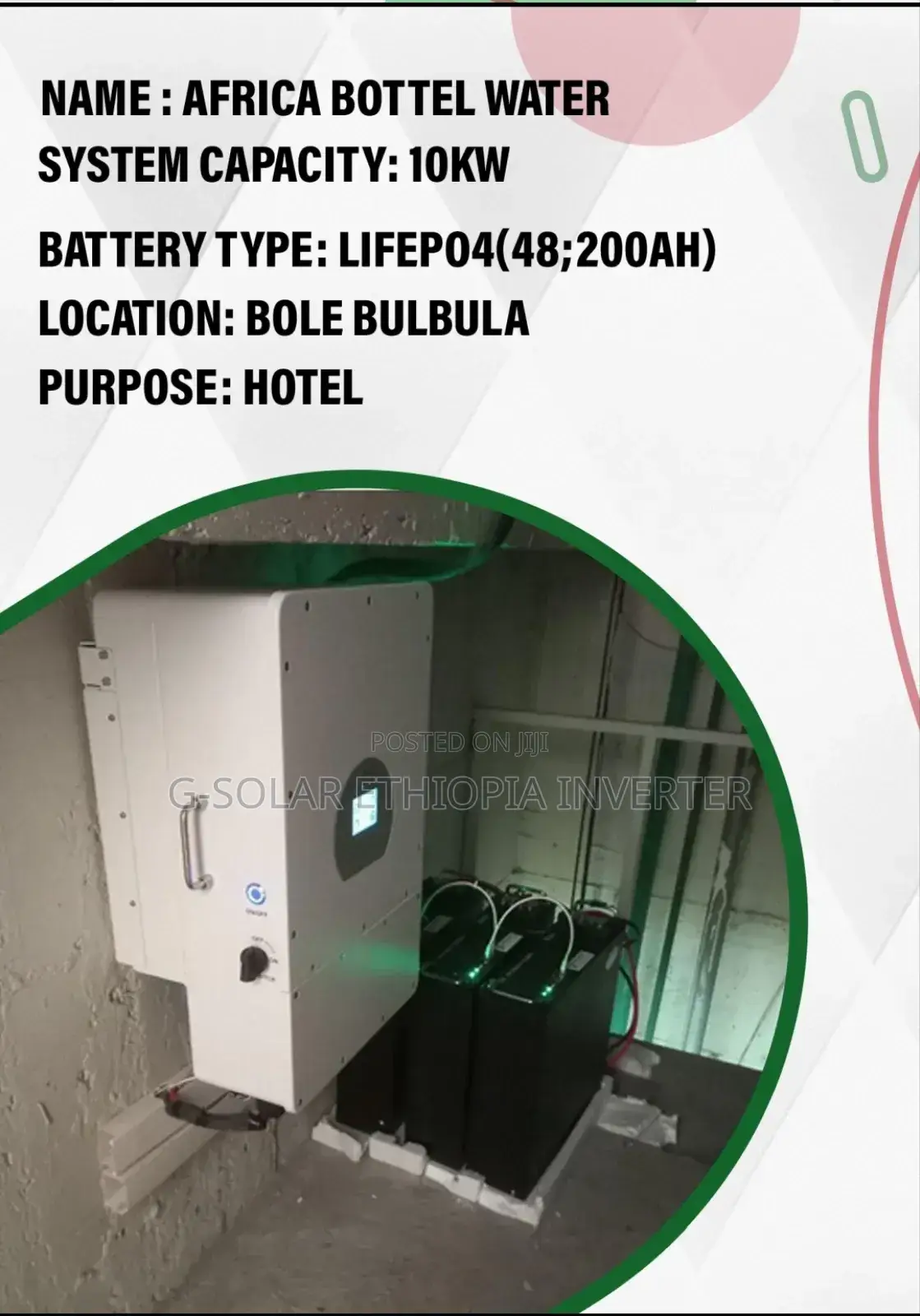 Gpower Inverter and Lithium Battery and Solar Panel