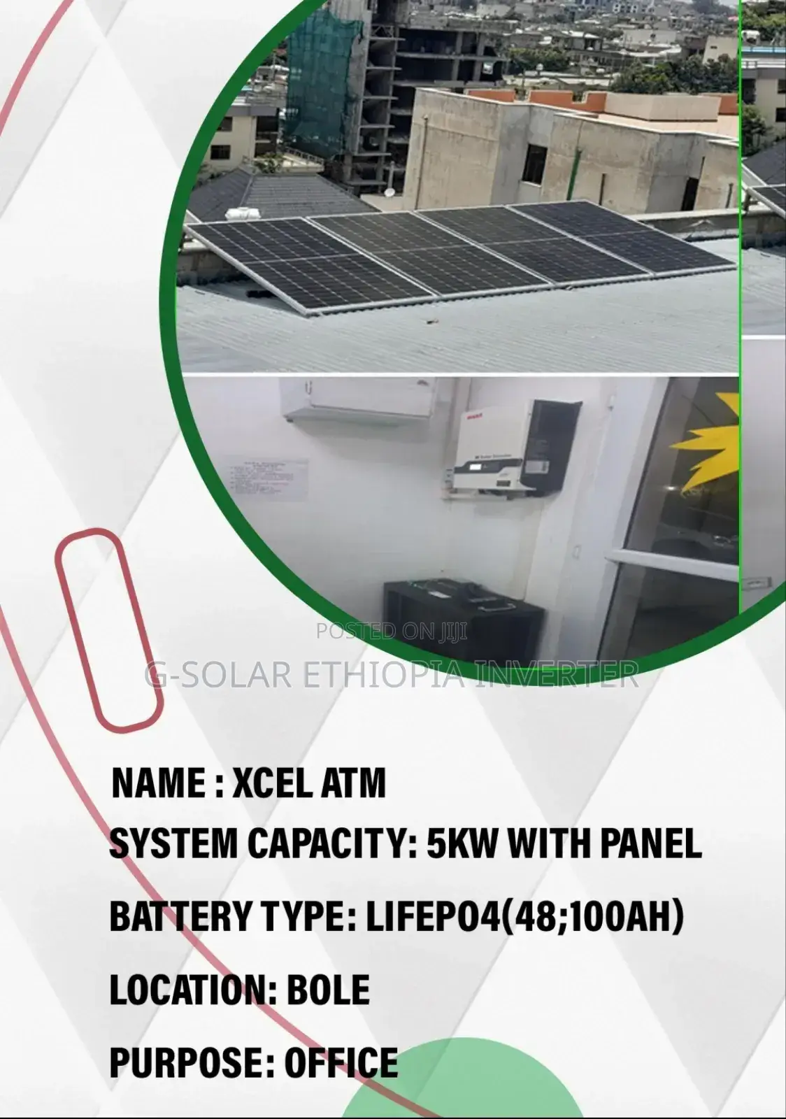 Gpower Inverter and Lithium Battery and Solar Panel