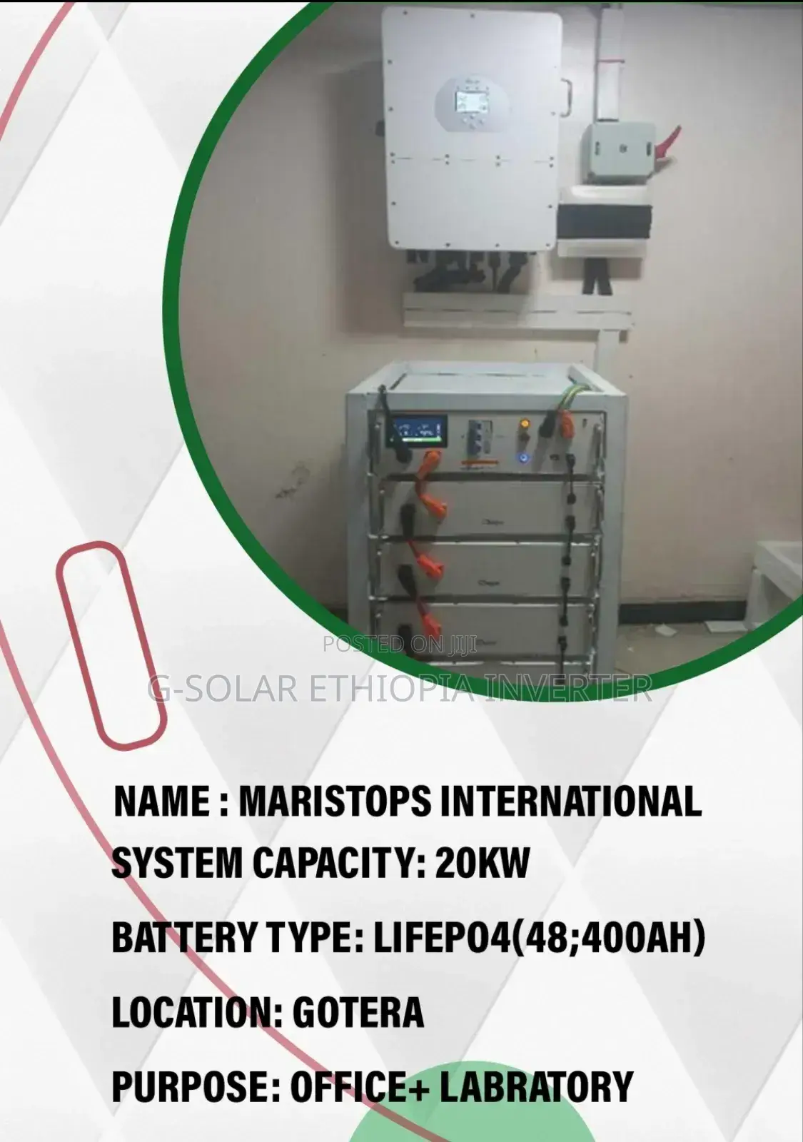 Gpower Inverter and Lithium Battery and Solar Panel