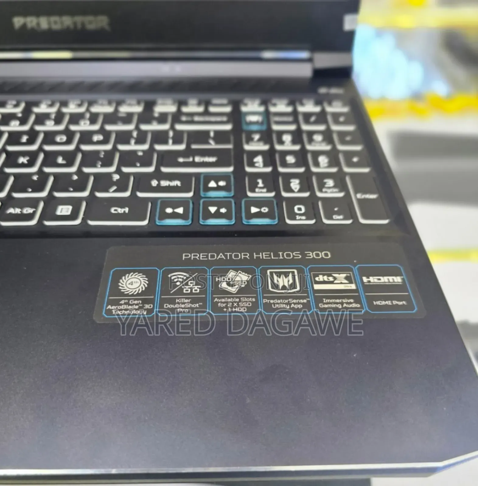 New Laptop Acer Predator Helios 300 16GB Intel Core i7 SSD 1T