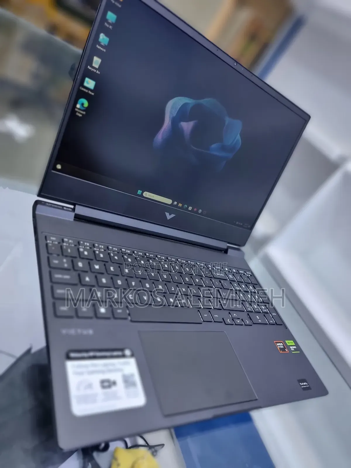 New Laptop HP Victus 16 8GB AMD Ryzen 5 SSD 512GB