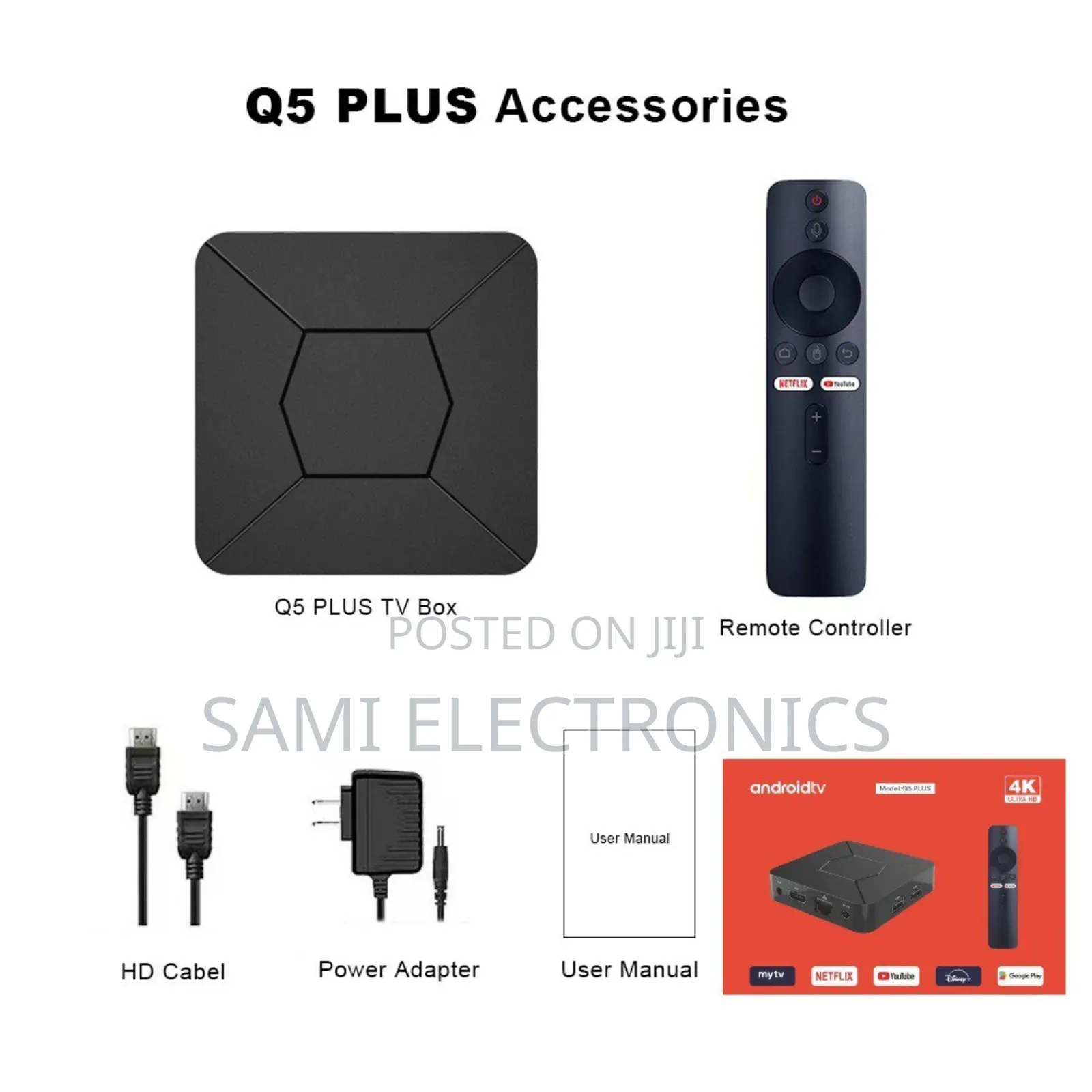 Q5 Plus Smart Android Box የትኛውንም ቲቪ ስማርት ያረጋል Tv Box