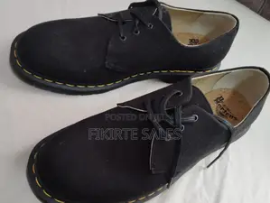 Dr Martens Shoes 1461 Style - Black Canvas - Uk10/Eu45/Us11