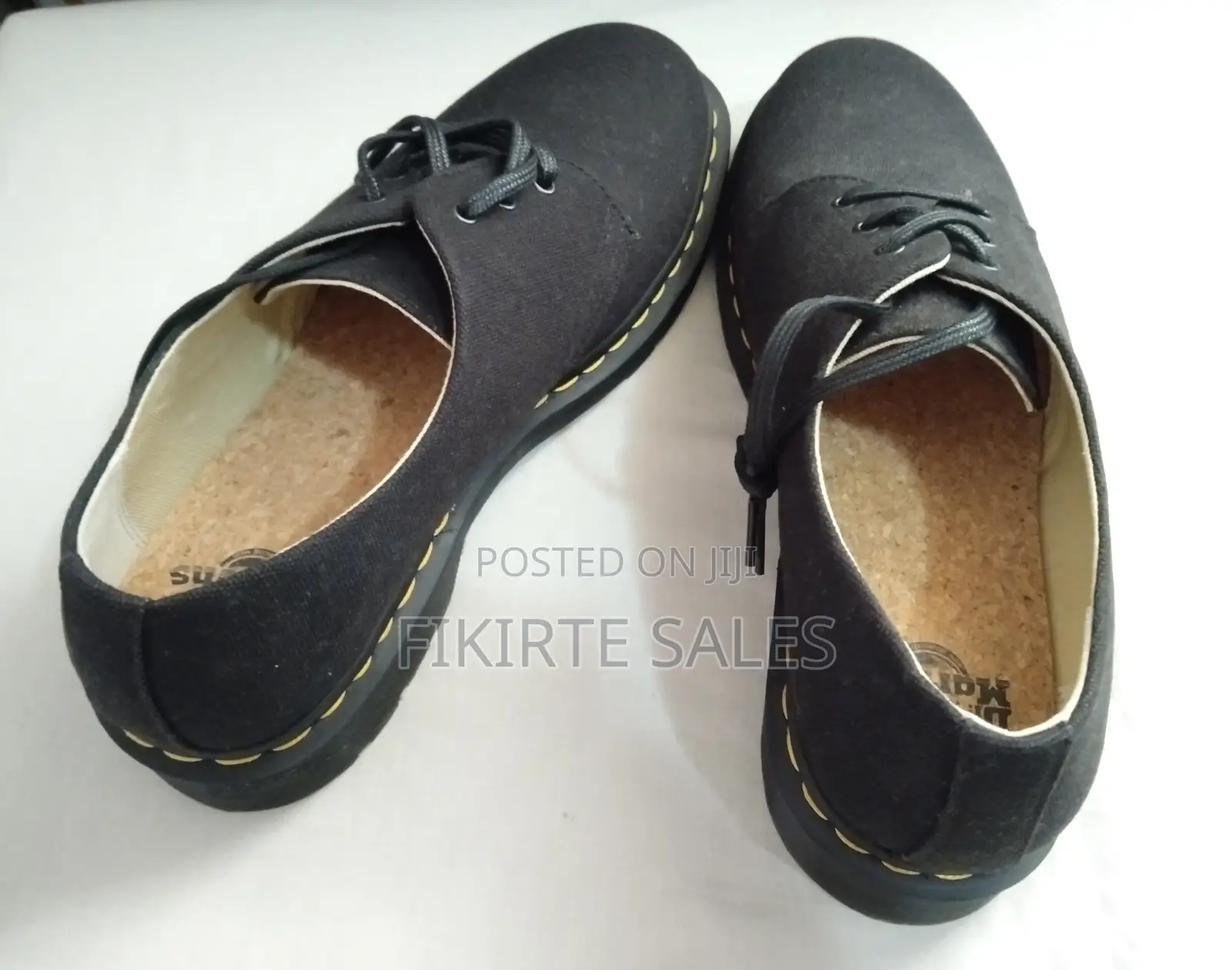 Dr Martens Shoes 1461 Style - Black Canvas - Uk10/Eu45/Us11