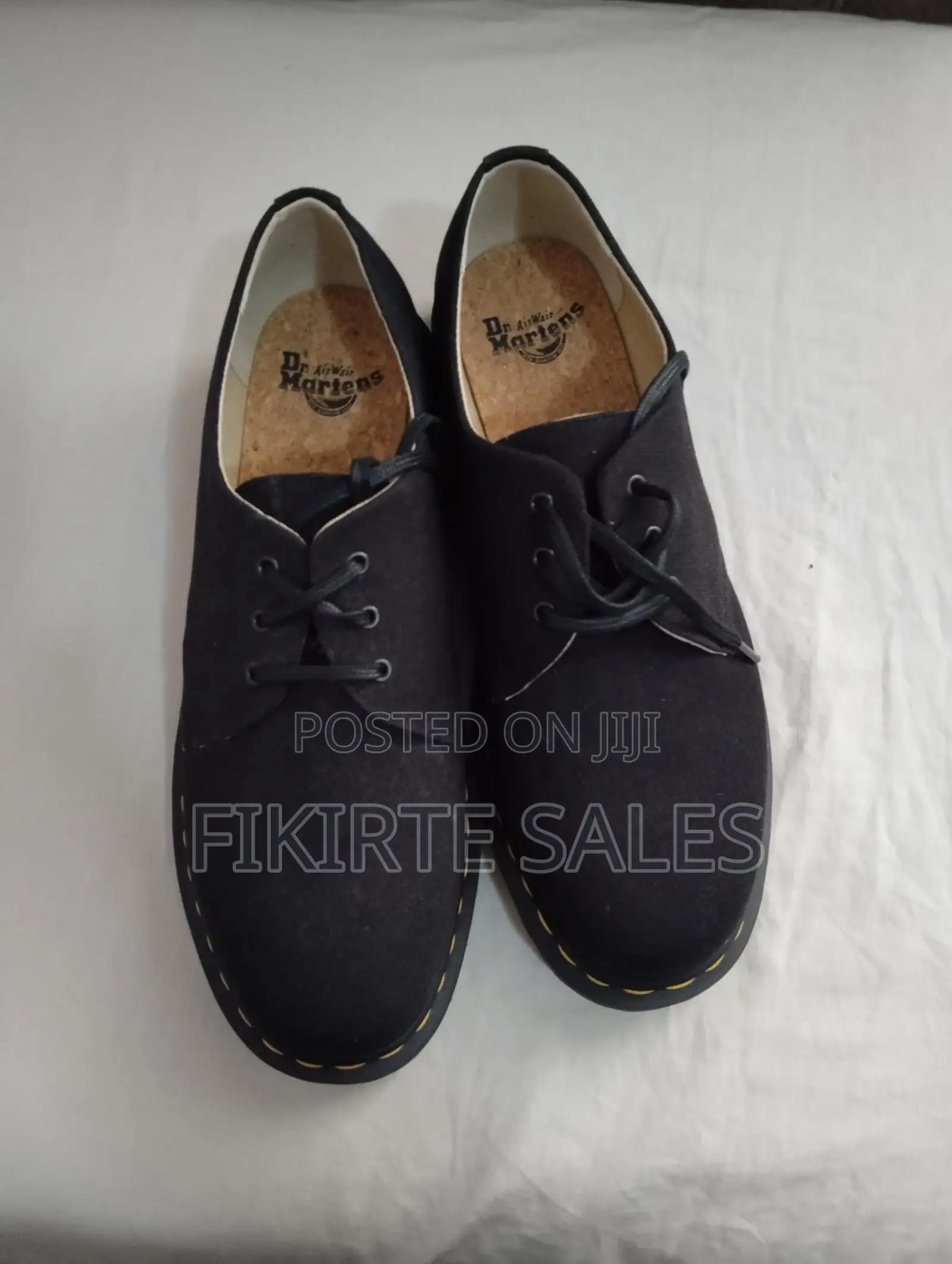 Dr Martens Shoes 1461 Style - Black Canvas - Uk10/Eu45/Us11