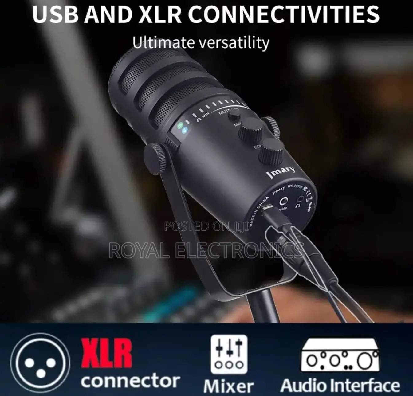 Original Jmary Condenser Studio Microphone