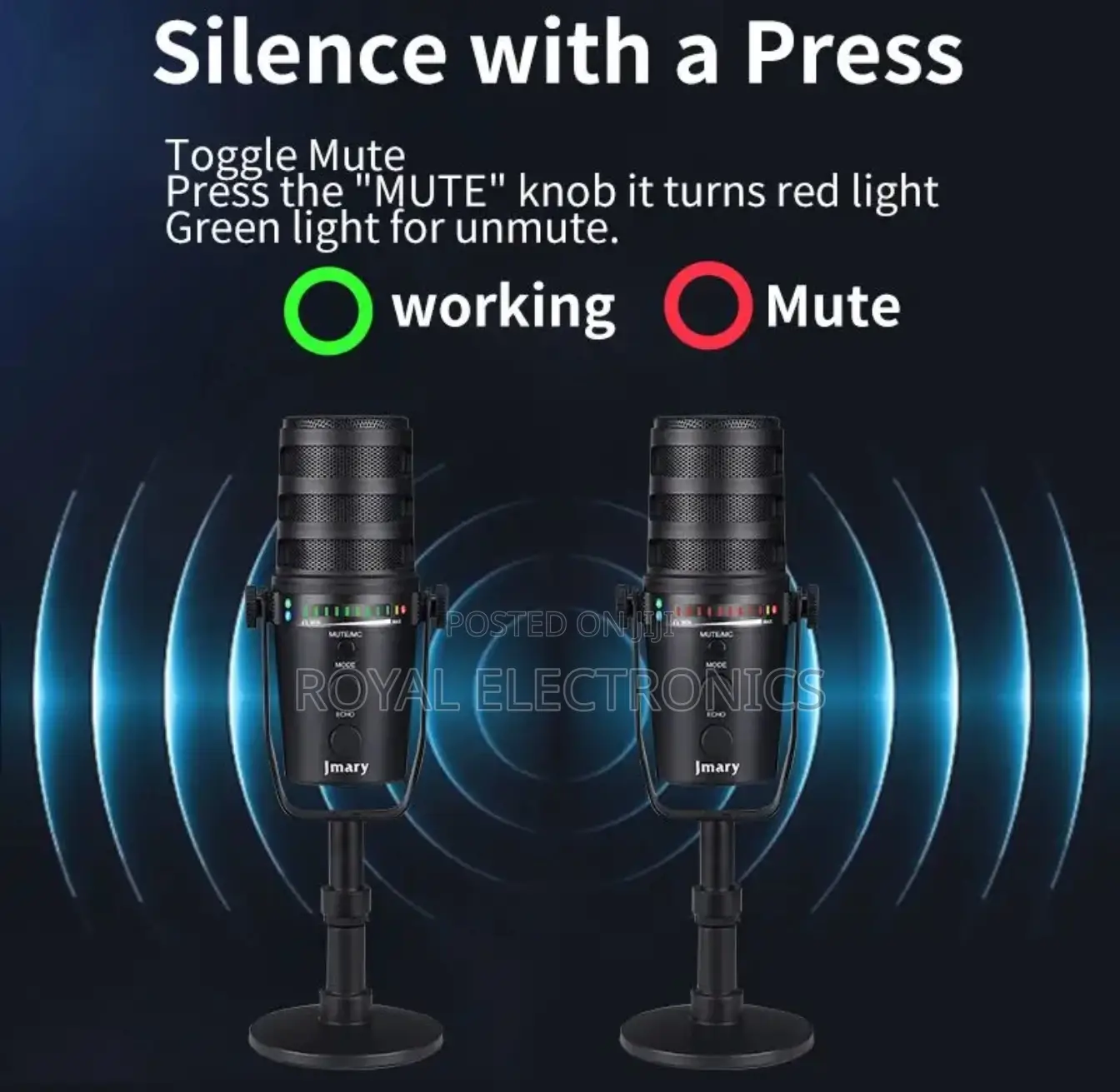 Original Jmary Condenser Studio Microphone