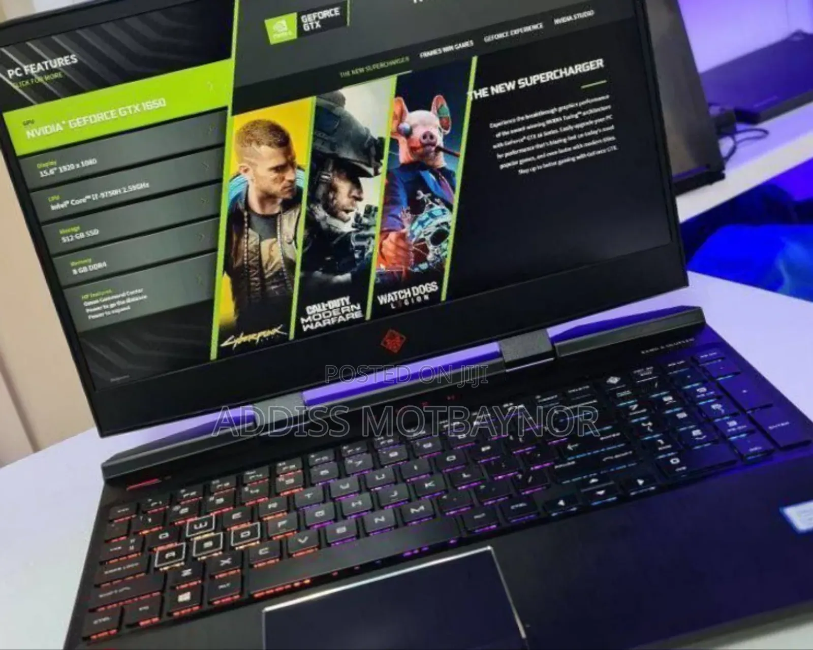 New Laptop HP Omen X 16GB Intel Core I5 SSD 512GB