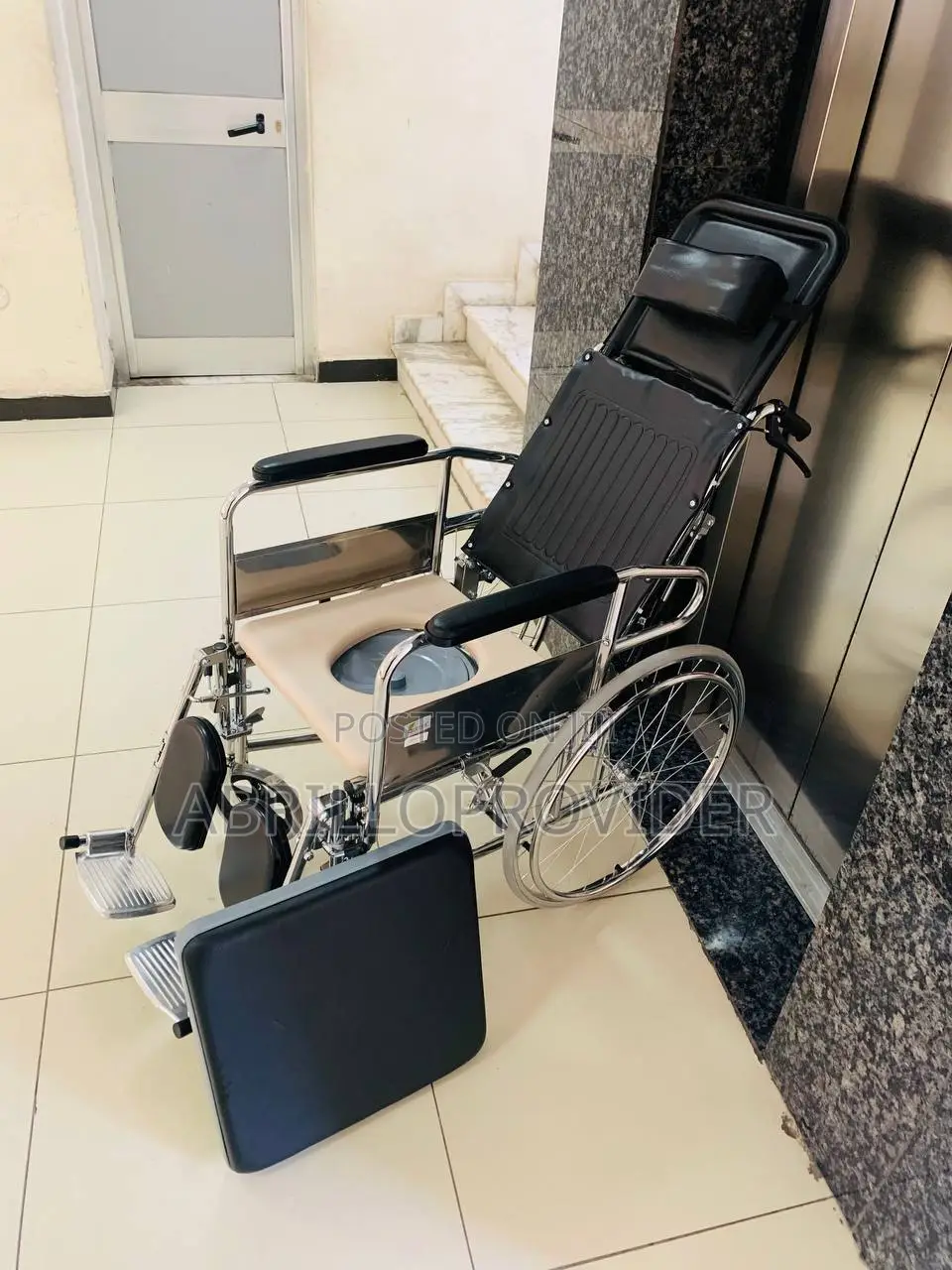 Multipurpose Wheelchair Wheelchair Full Recliner With Swing