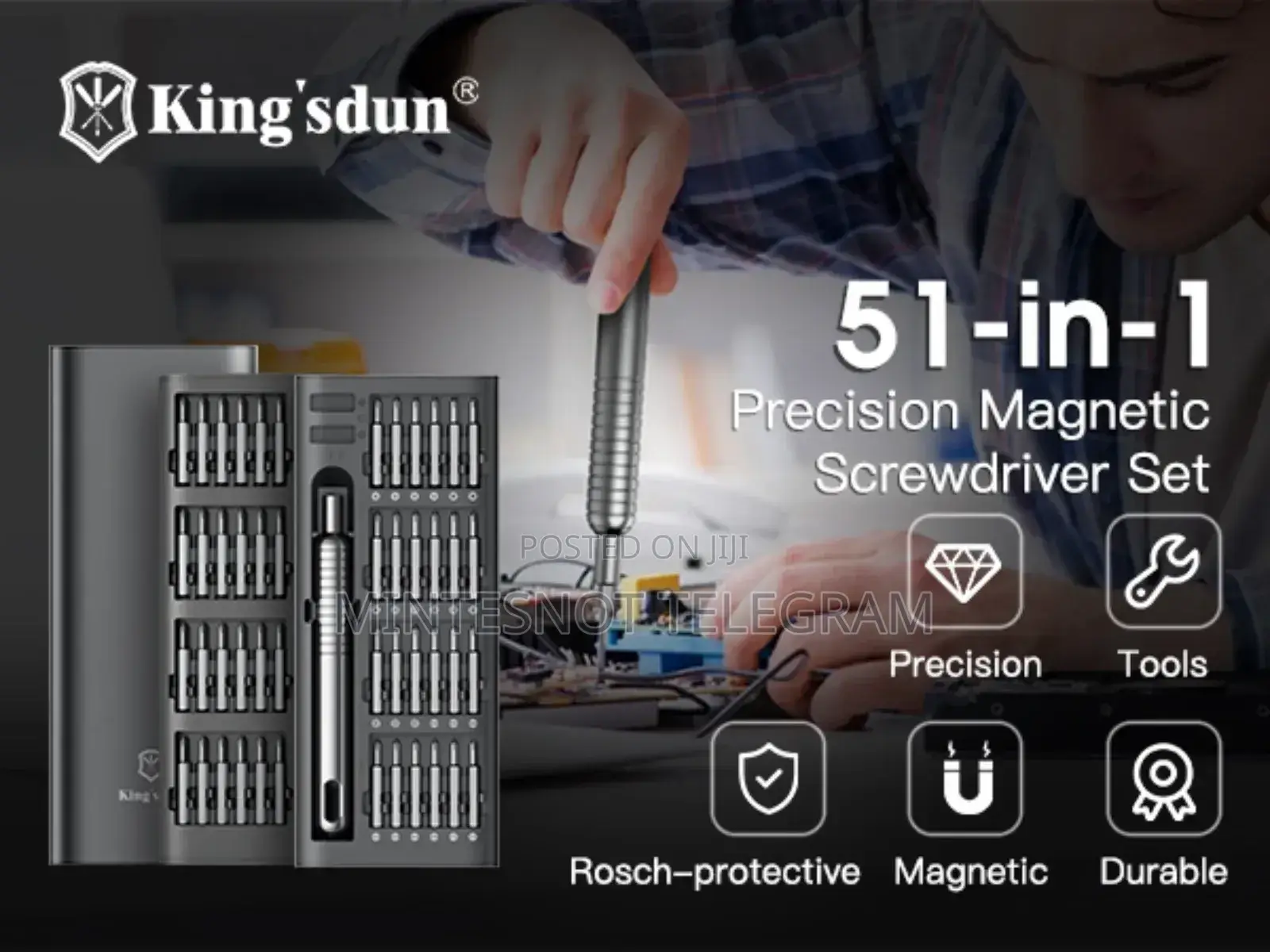 Kingsdun Mini Screwdriver Set T 51 In One