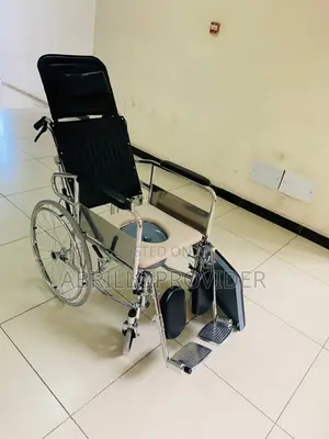Full Lying Medical Wheelchair With Breathable Backrest