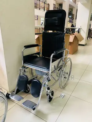 Photo - AIDEAL Wheelchair for Adult With Toilet Reclining Wheelchair