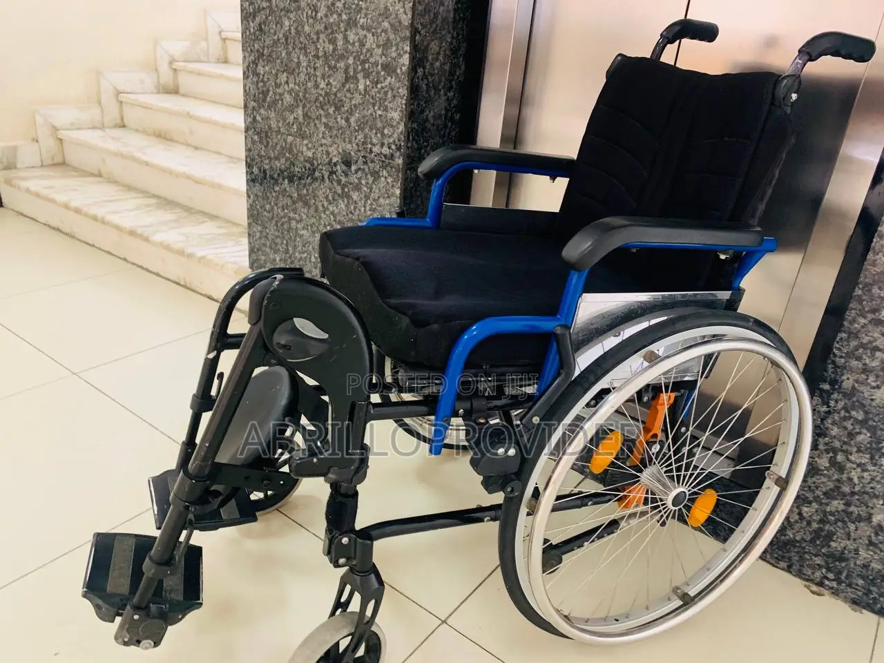 Lightweight Elevated Leg Rest Wheelchair'; Manual Wheelchair