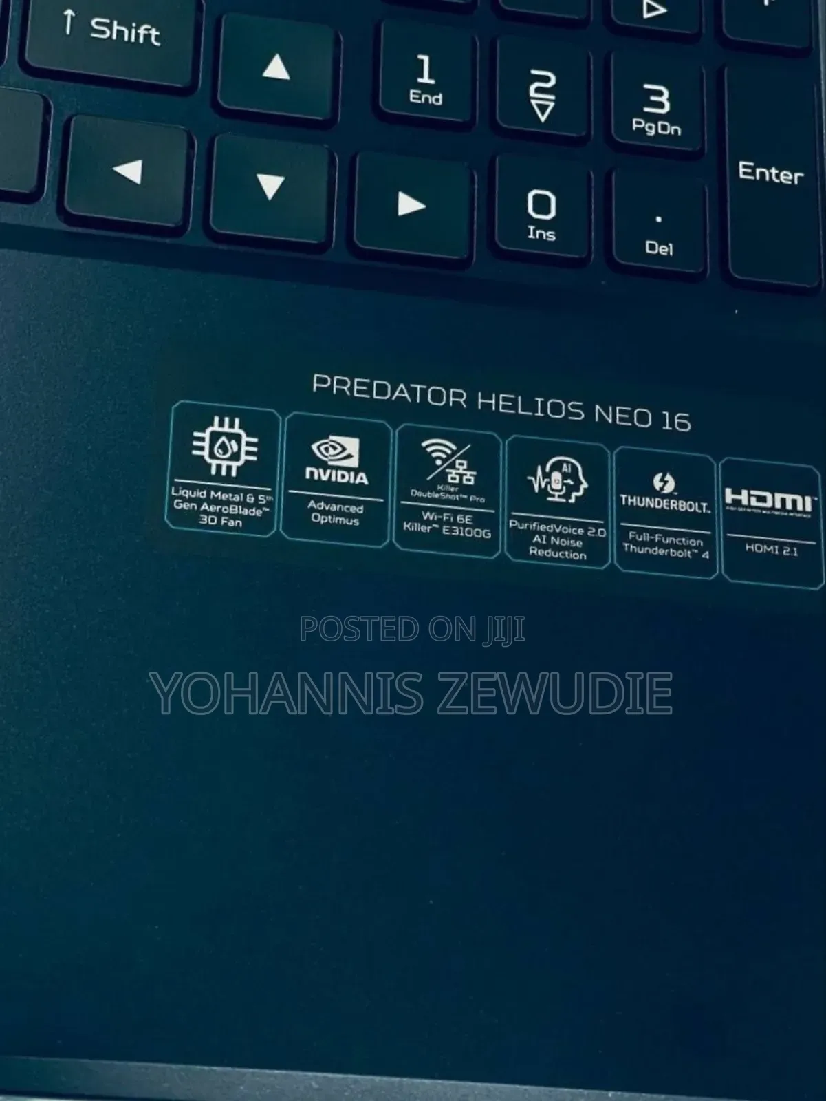 New Laptop Acer Predator Helios Neo 16 16GB Intel Core I9 SSD 1T