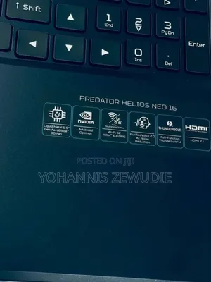 New Laptop Acer Predator Helios Neo 16 16GB Intel Core I9 SSD 1T