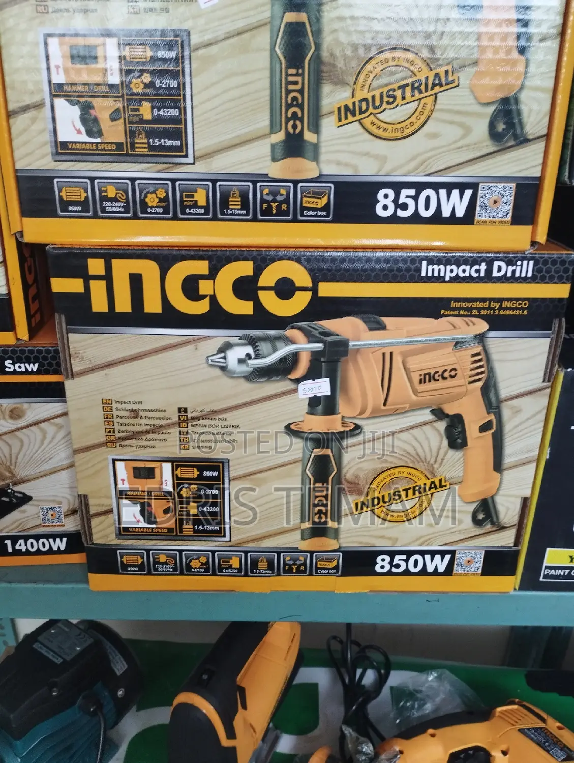 INGCO Electrical Drill 850w For Using Without Worry