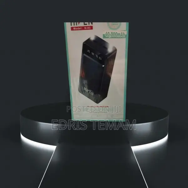 Hiven Power Bank 40,000 Mah Capacity For Efficient Power