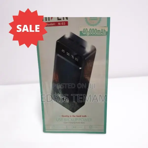 Hiven Power Bank 40,000 Mah for Charging Multiple Times