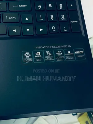 New Laptop Acer Predator Helios Neo 16 16GB Intel Core I9 SSD 1T