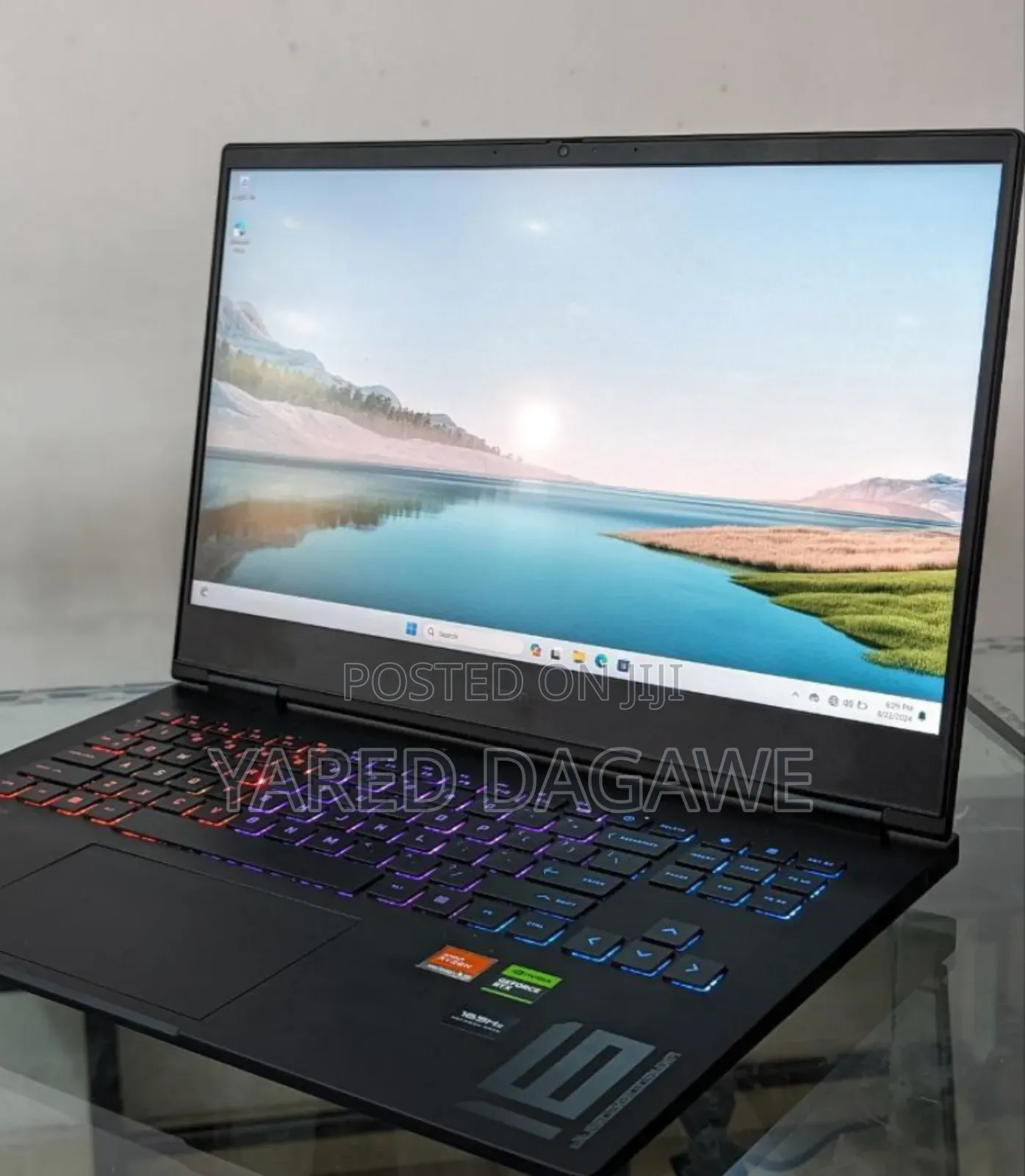 New Laptop HP Omen 17 16GB AMD Ryzen 9 SSD 512GB