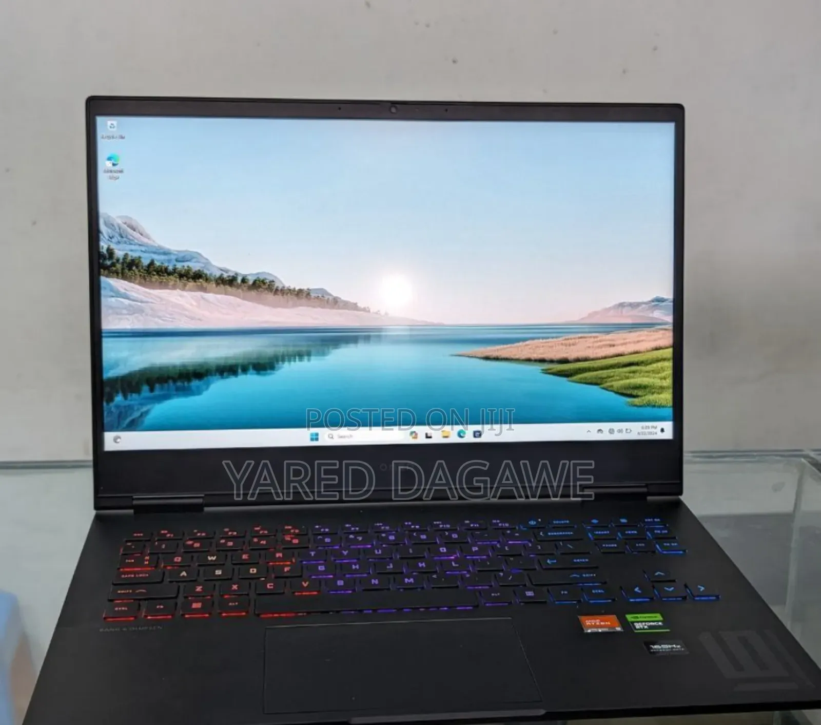New Laptop HP Omen 17 16GB AMD Ryzen 9 SSD 512GB