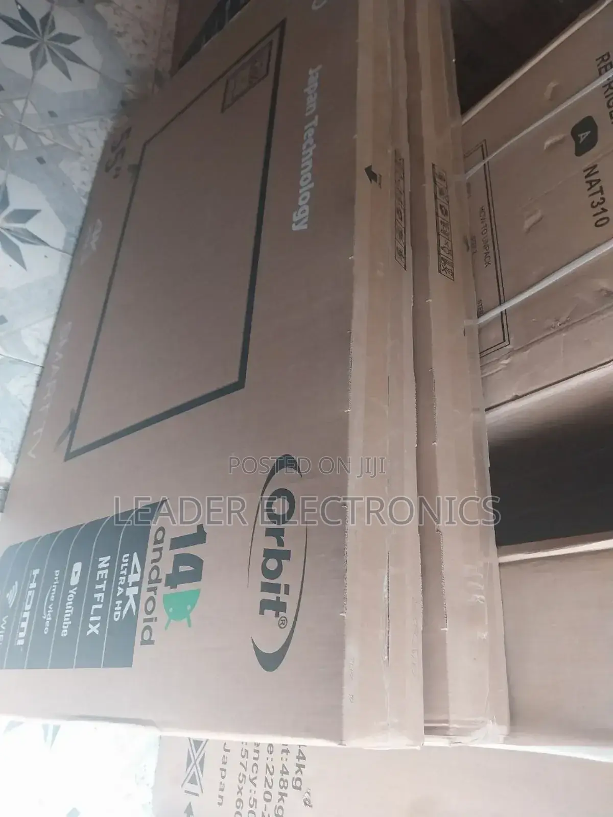 Orbit Tv 50 Inch Smart Android Tv New2024 Android Version 14