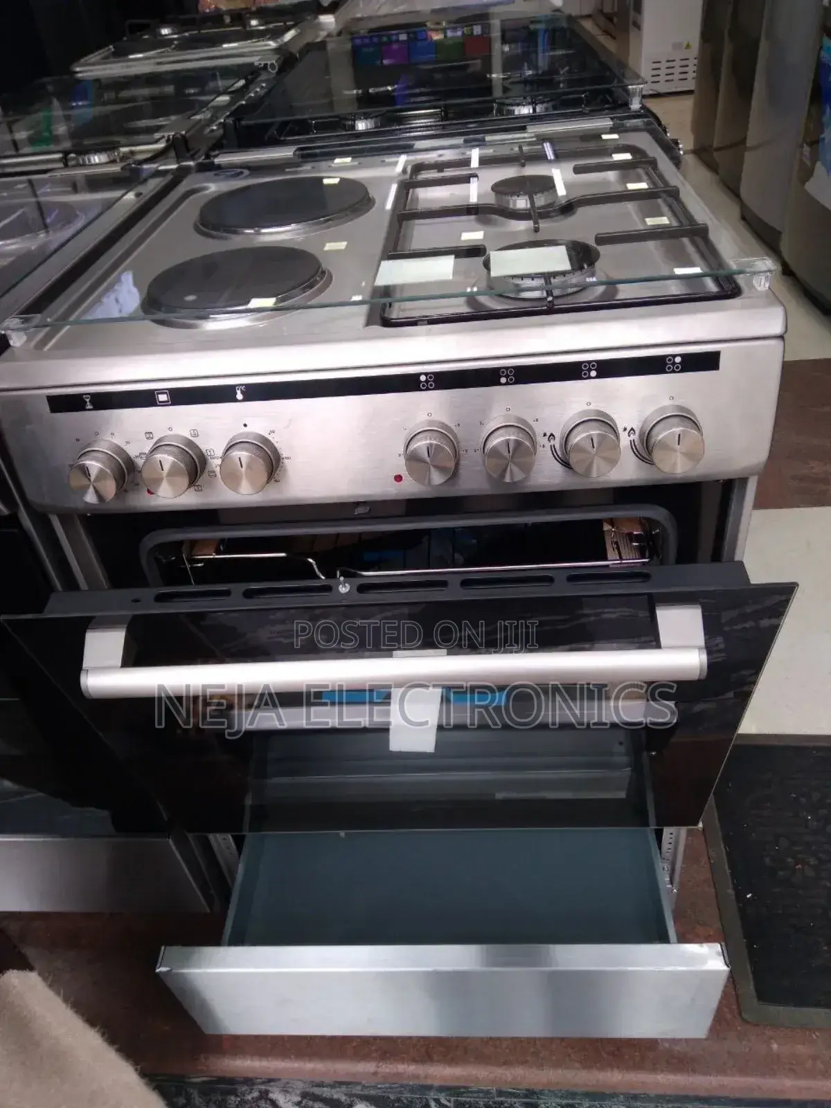 Atlantic Ovens 2-Gas 2-Electric Cooker Deliv