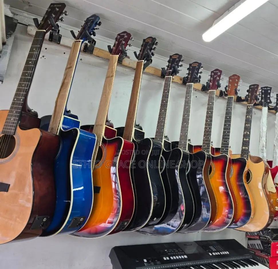 Box Guitar by Different Color